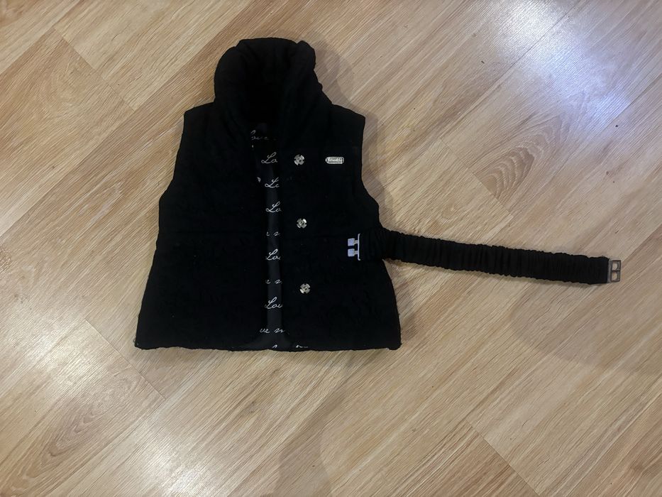 Детско черно елече love made love