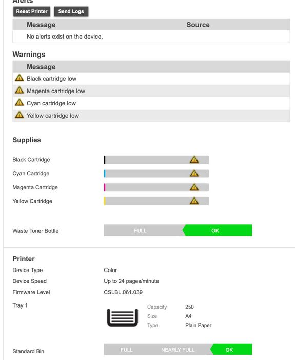 Imprimantă laser color Wi-Fi Lexmark C3224dw Duplex acasă birou firma