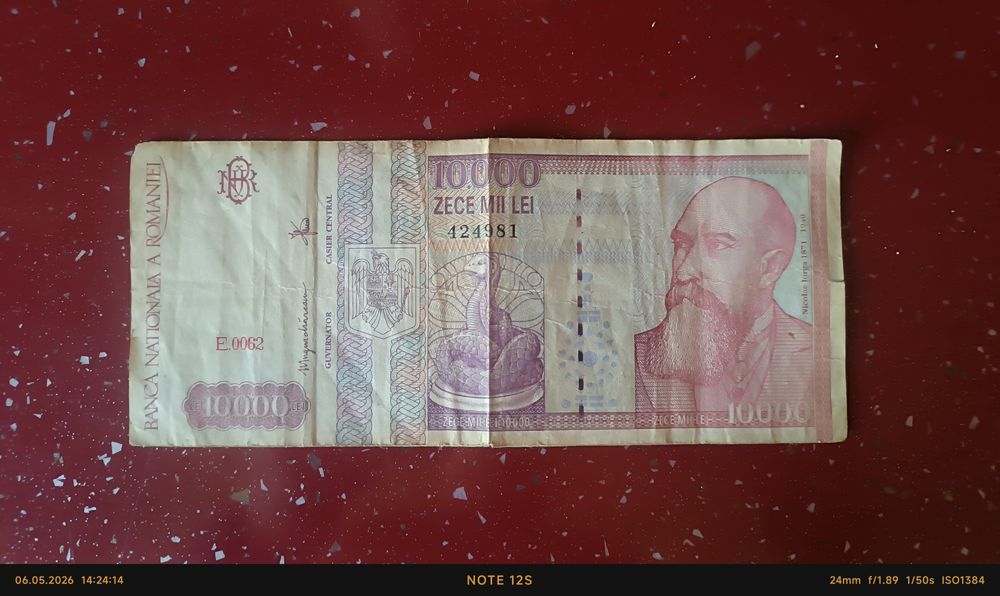 Bancnotă 1000 pata prin revolut