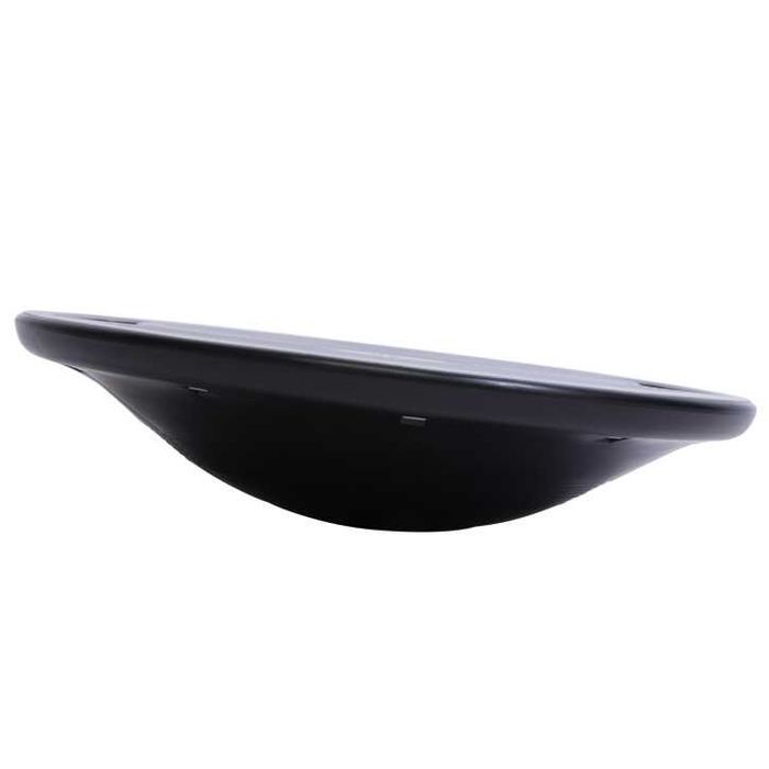 Placa de echilibru cu mânere, negre/gri închis