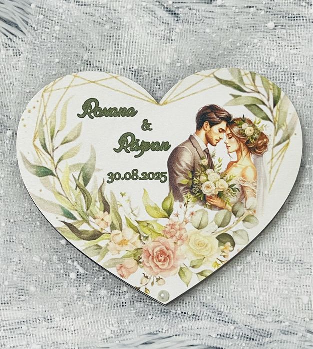 Cutiuta verighete personalizata