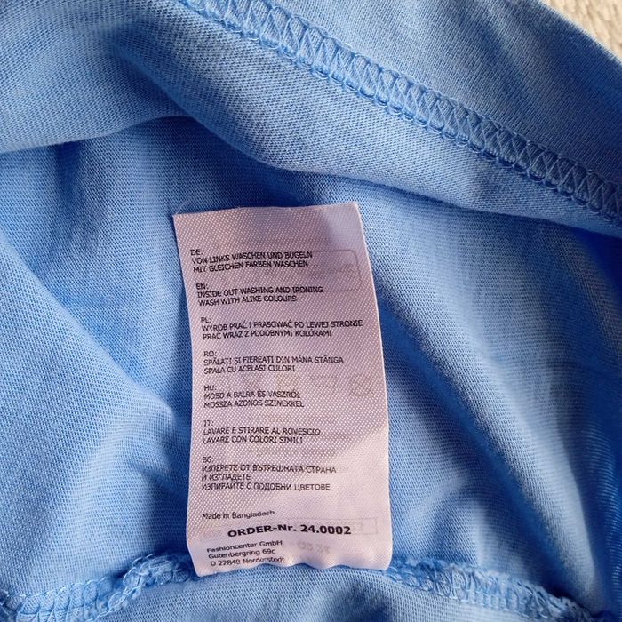 НАМАЛЕНА! НОВА С ЕТИКЕТ KAPPA L оригинална тениска Капа Light Sky Blue T-Shirt