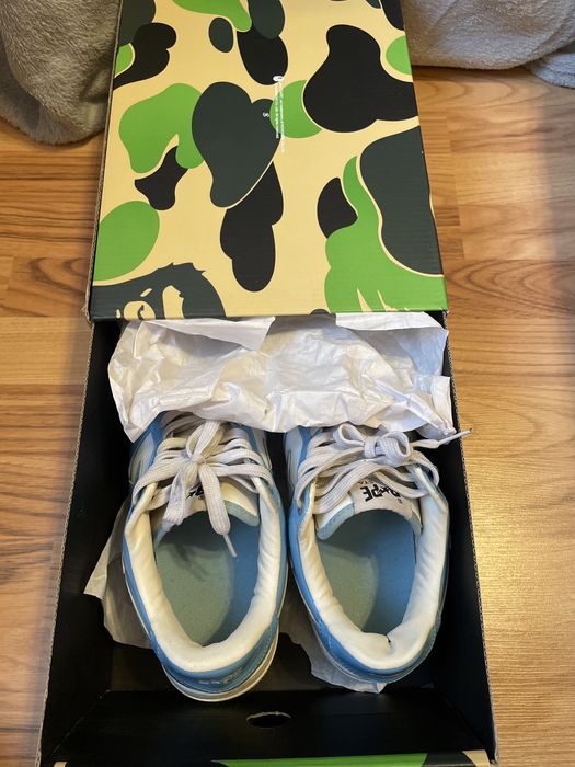 Adidasi Bape Sta Low Blue