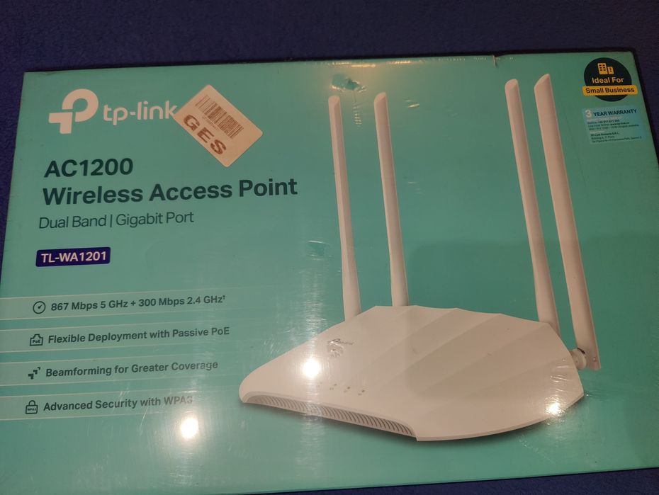 Router TP-Link  NOU Sigilat ,Ac1200, TL-wa1201