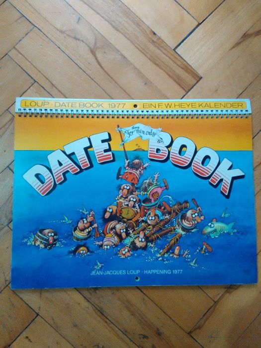 Стар Немски календар 1977г.