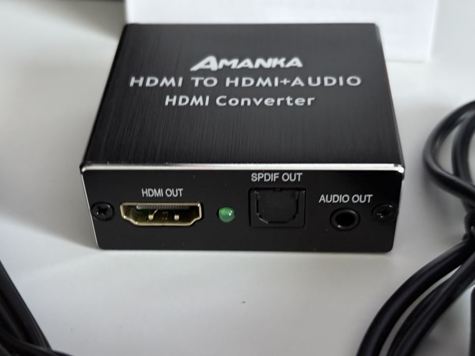 HDMI Audio Extractor 4K AMANKA HDMI la Optical/Toslink AUX