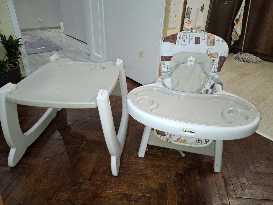 Caretero Triplo 3в1 столче за хранене