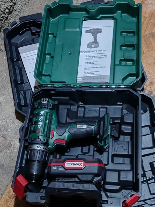 Акумулаторен винтоверт PARKSIDE PABS 20-Li F7 Без батерия и зарядно