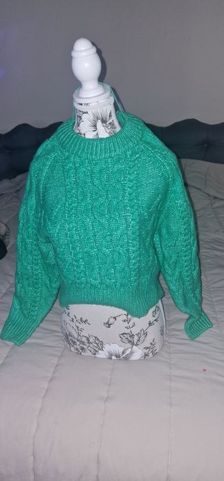 Pulovar verde Xs