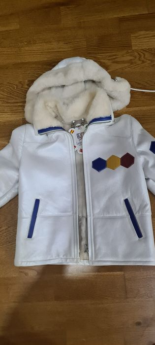 Cojocel pentru fetițe din blană  naturală