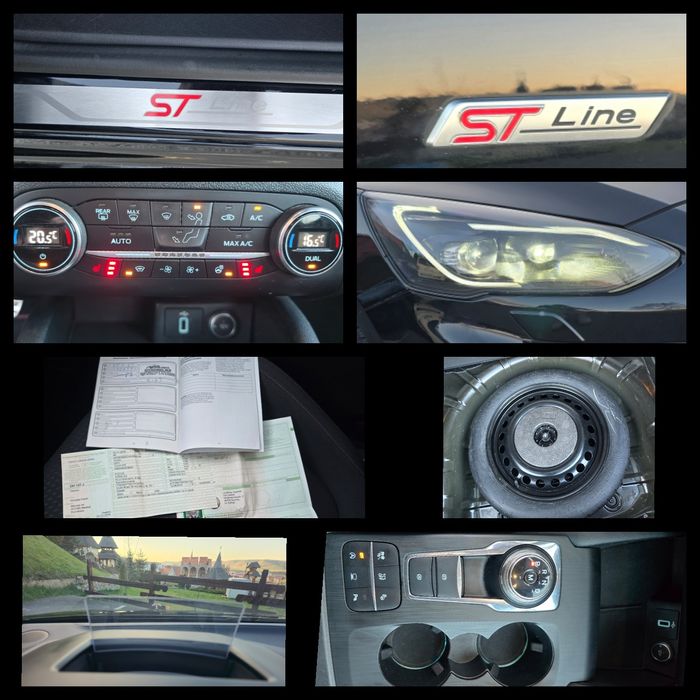 Ford Focus 2.0 TDCI Pachet ST-line full led Matrix adus din Germania nr roșii valabile