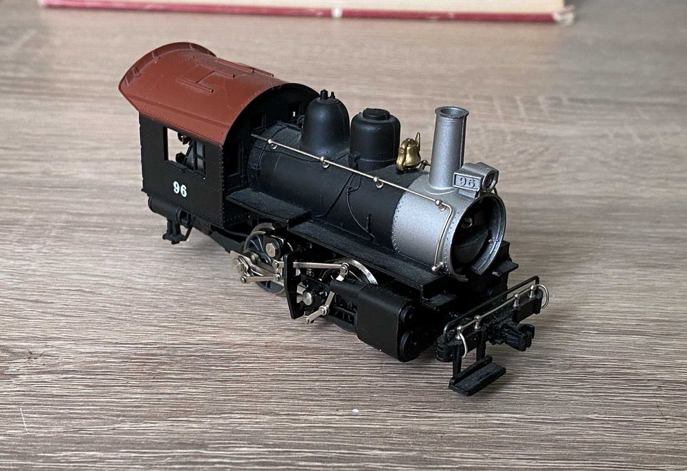 Locomotiva cu abur RIVAROSSI 15949 0-4-0 analog HO Italia anii 70