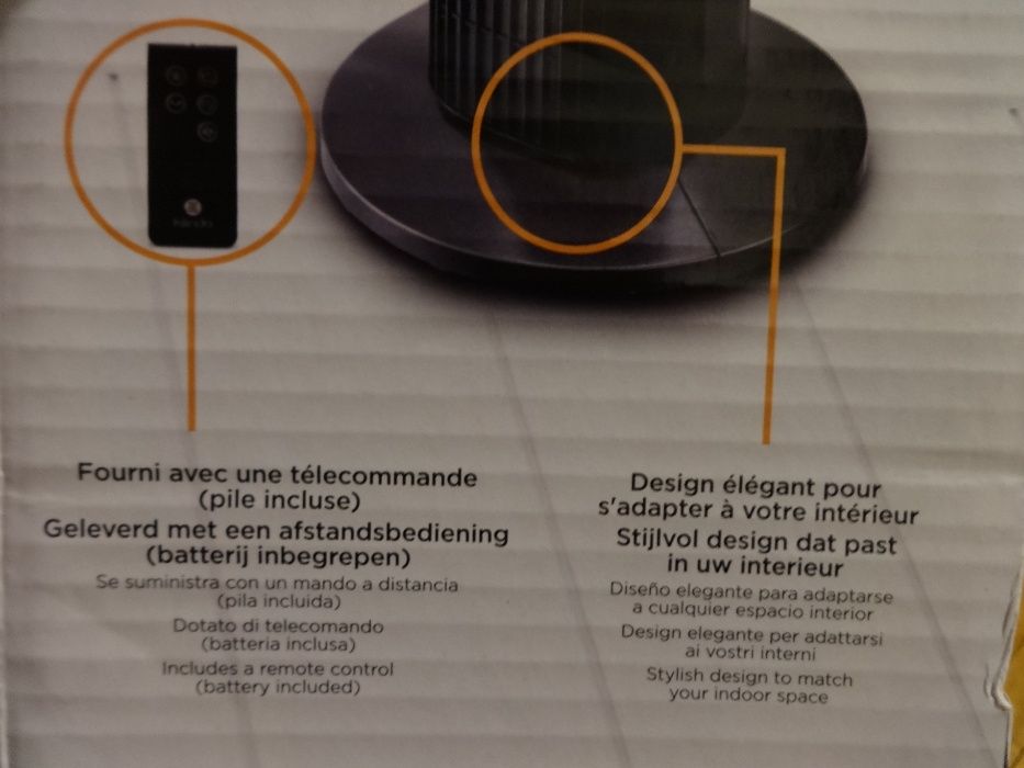 -40 % Reducere, Ventilator Turn cu Telecomanda, KLINDO KTF30RC-17. NOU