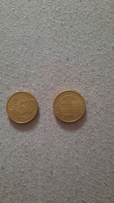 Vand 2 monede 50 cent an 2003