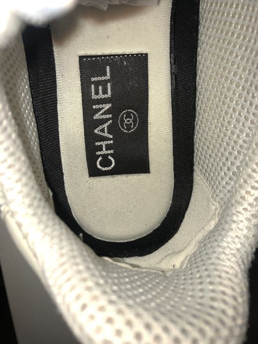 Стильные модные кроссовки. Шанель кожа