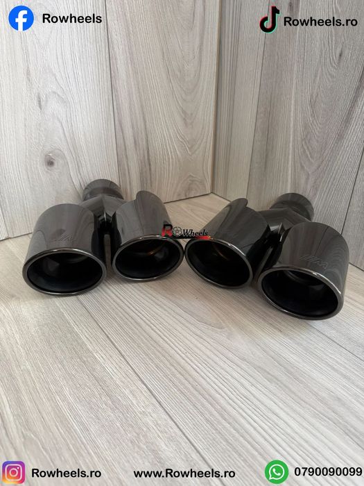 Ornamente tobe Tips evacuare Model M duble BMW E60 E61 F10 F11 F12 F13 BMW G20 G30 G11 G12 G05 G06 X4 X5 X6 X7
