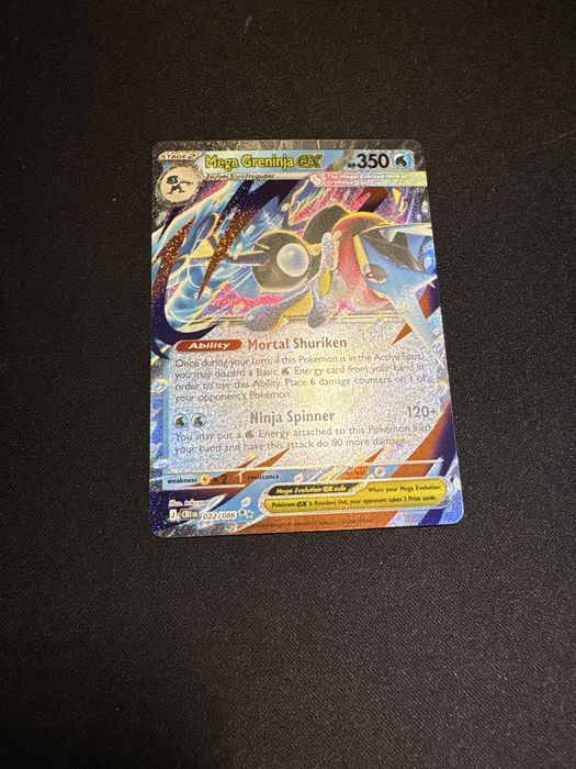 Mega Greninja ex 022/086 Me04: Chaos Rising Holo