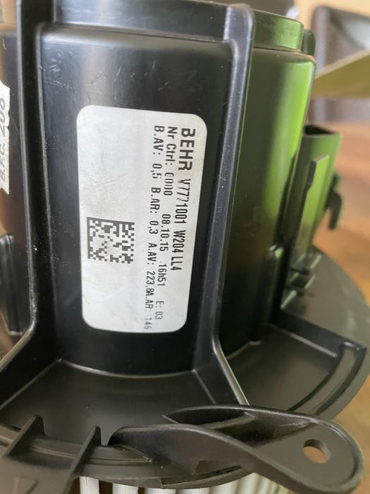 Вентилатор Mercedes