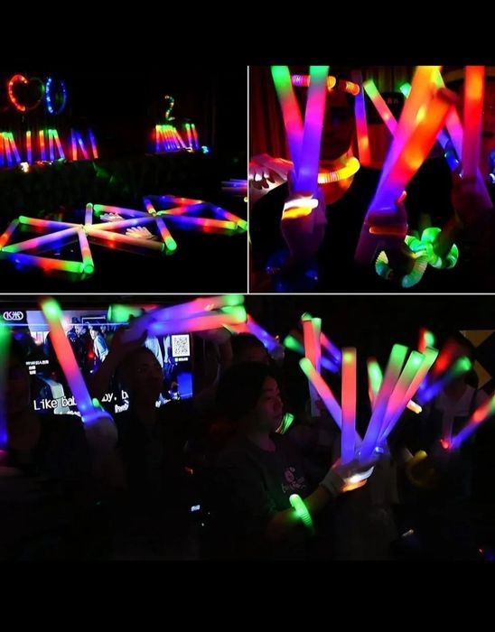 Baghete luminoase LED stick cu jocuri de lumini nunta botez petreceri