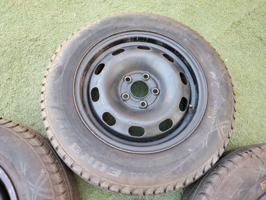 14 5x100 Vw Polo Skoda Seat метални джанти 5х100 175/70/14