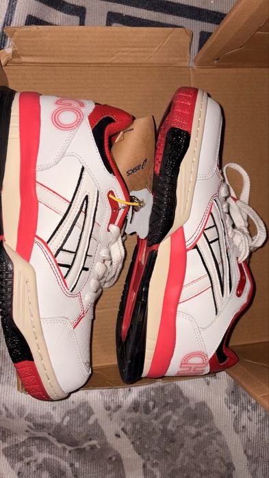 кроссовки ASICS Gel-Spotlyte Low Chicago Edition 'White Red'