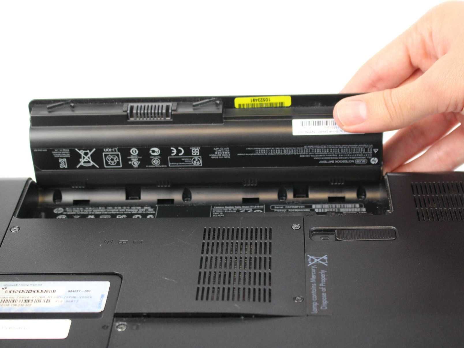 Ноутбук hp laptop как снять аккумулятор