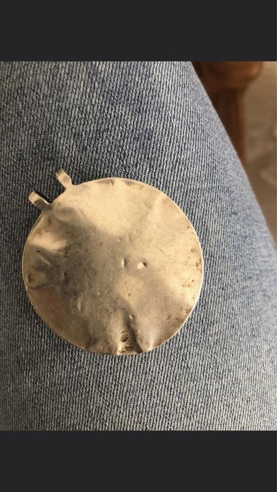 Античен сребърен медальон от 20век