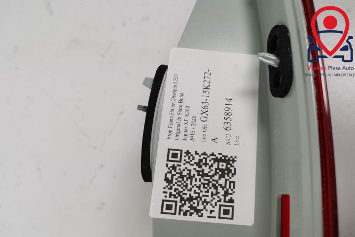 Стоп Спирачка Заден Капак Десен LED Оригинален В Добро Състояние Ягуар