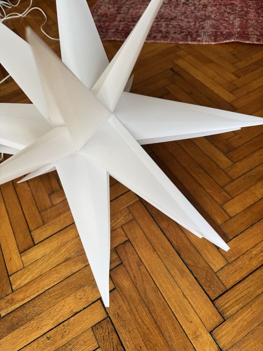 Stea lumina veioza Jysk Gylfe 57x44cm (suspendată cu cronometru)