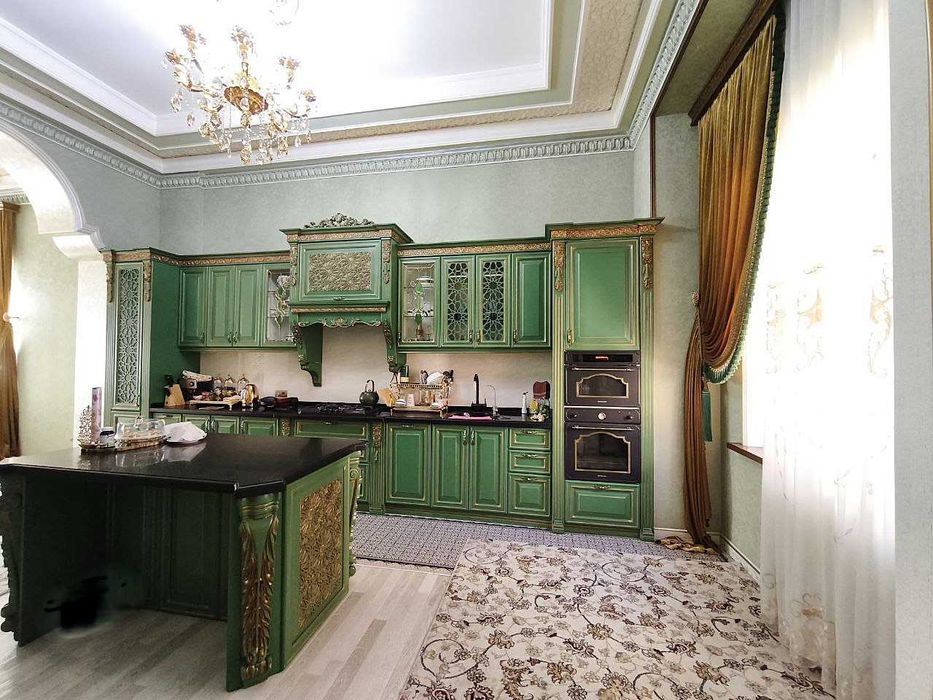 Yu   Дом 8комн, 6+5,5 соток, с выходом к реке, м.Актепа, Кибрайский р.