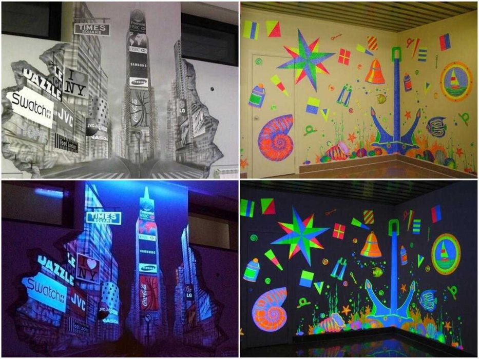 декор фосфорный светящийся интерьерный и наружный