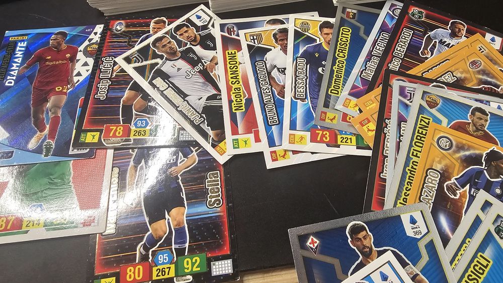 Lot 180 carduri Panini adrenalyn xl italia serie A din 2019-2020