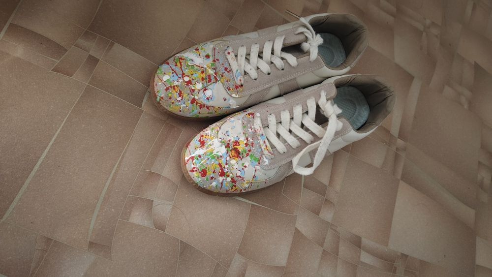 Maison Margiela Replica Gats Painted White