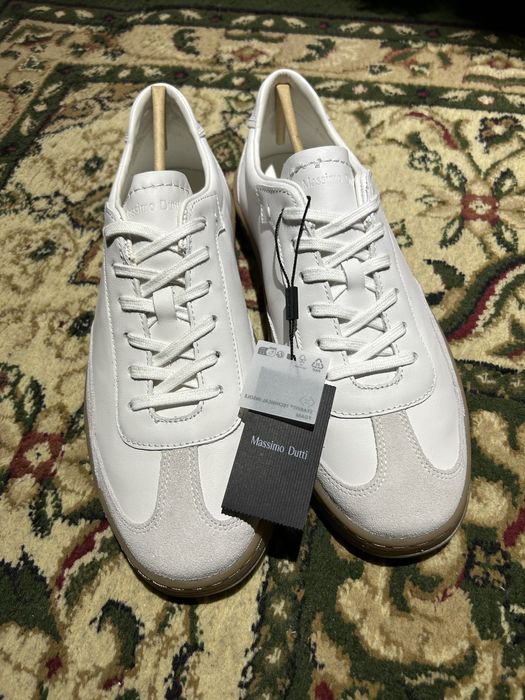 Кожаные мужские кроссовки Massimo Dutti