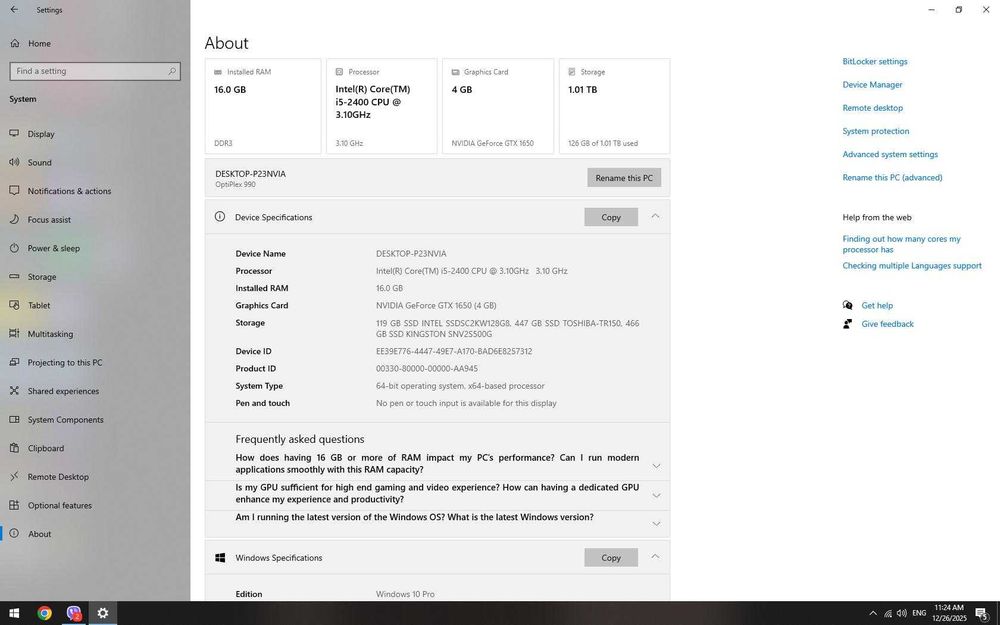 Настолен геймърски компютър