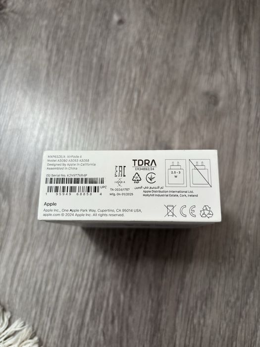 Air Pods 4 (без ANC) Оригинал сатамын.