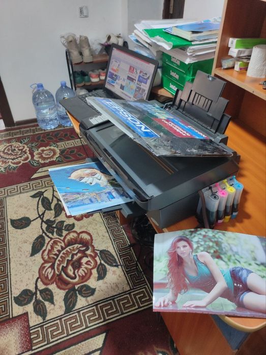 Epson 7300 wf kopiya skanerli  rangli tezkor printer. Dyuzi 100% tiniq