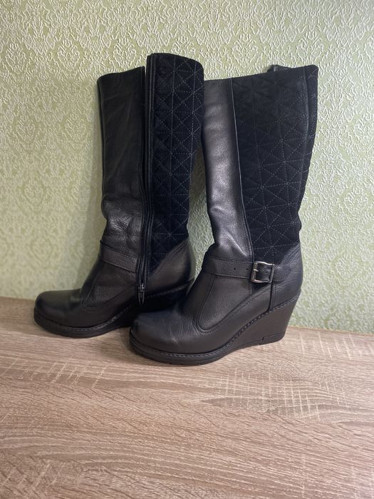 Сапоги черные женские