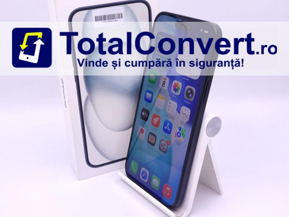 Apple iPhone 15 Plus 128GB Black 6GB, Garantie 24 luni | #D92366