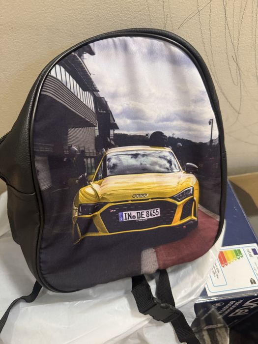 детский рюгзак для садика, для прогулки, с рисунком машины