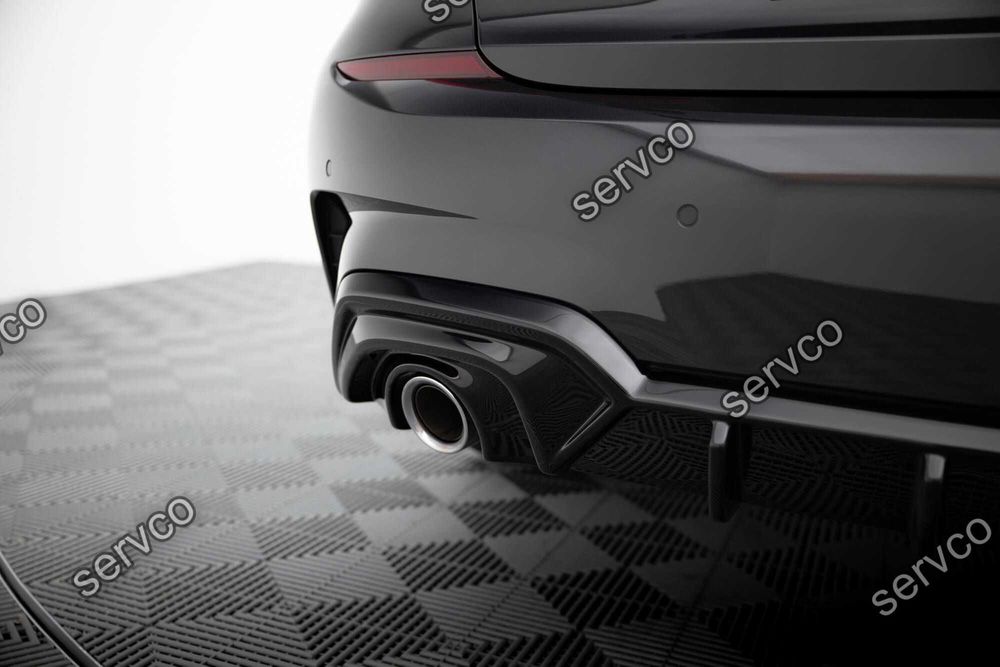 Difuzor bara spate Bmw Seria 3 G20 G21 M-Pack 2018-2022 v22 - Maxton