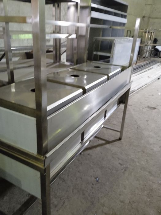 Nerjaveka stol pech Стол из нержавейка