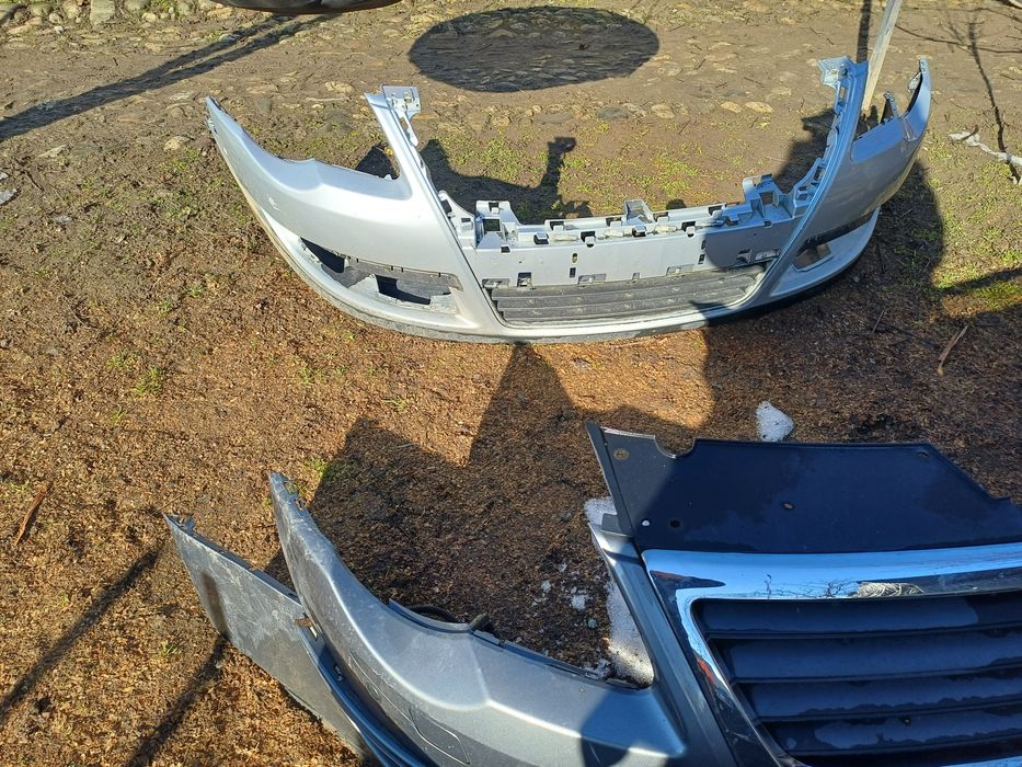 Bară față, bara spate cu senzori passat b6,gri,gri șobolan,