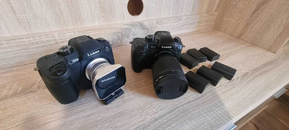 2x Panasonic GH5 + obiective Olympus & Sigma