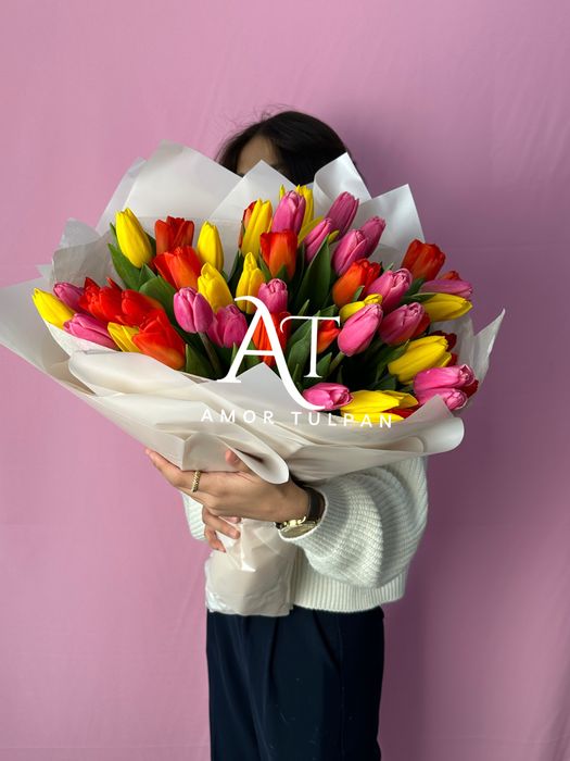 Тюльпаны алматы