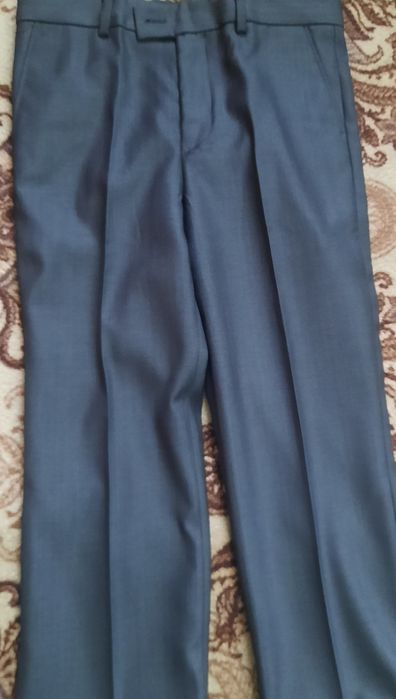 Синий Школьный костюм