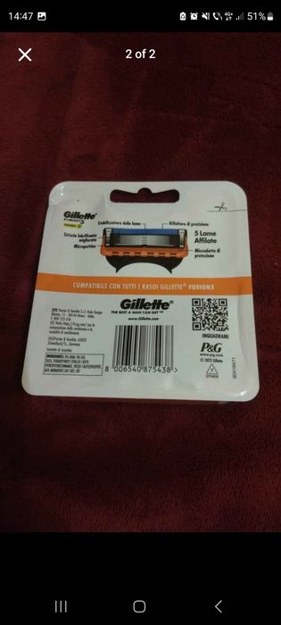 Vând rezerve gillette fusion 5