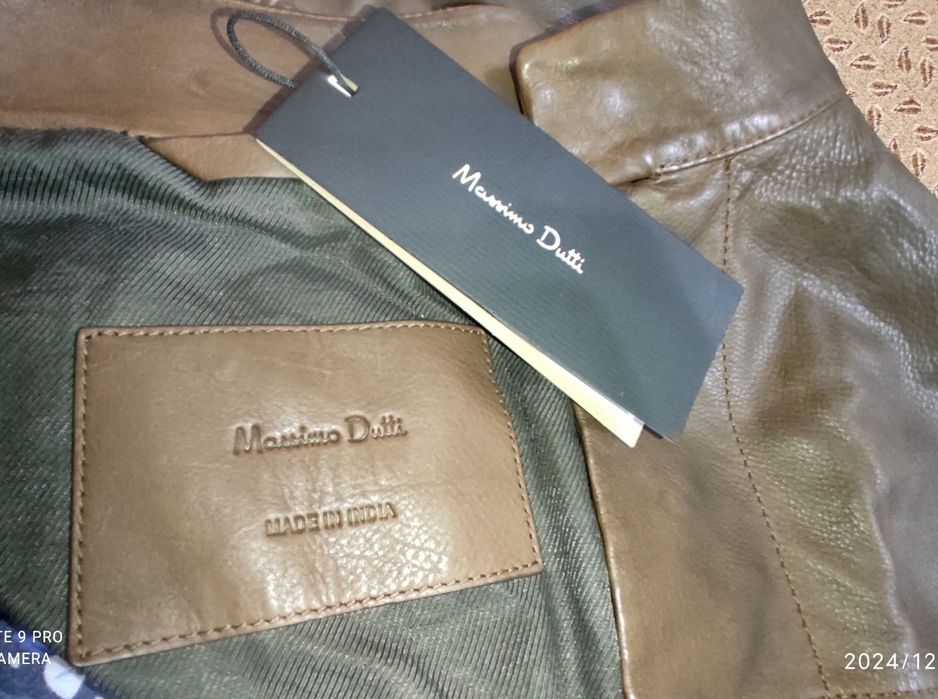 Кожаная куртка Massimo Dutti