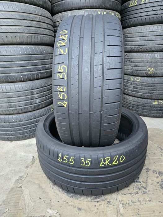 2 Anvelope Vară Pirelli P Zero 255/35 ZR20  DOT 4223.