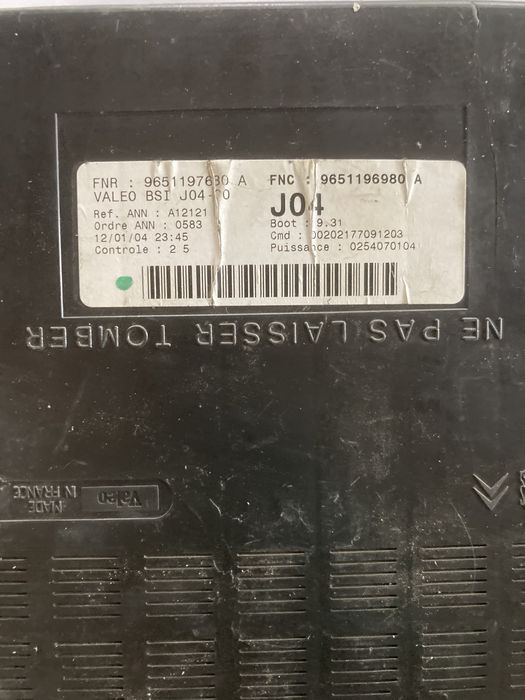 BSI модул Пежо Рено и други